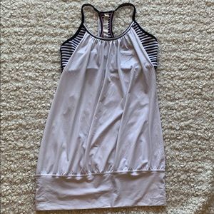 lululemon b&w tank